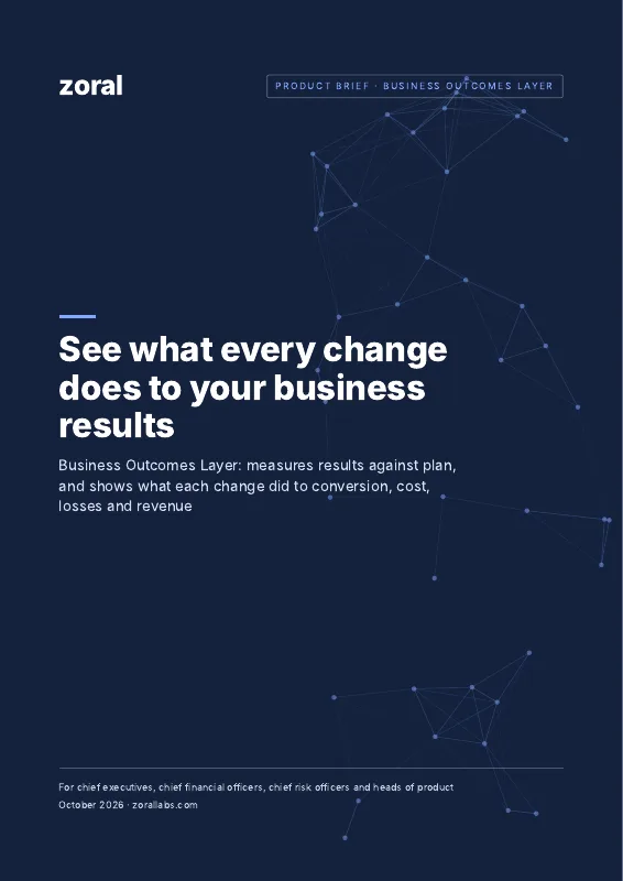 Cover of the Business Outcomes Layer product brief